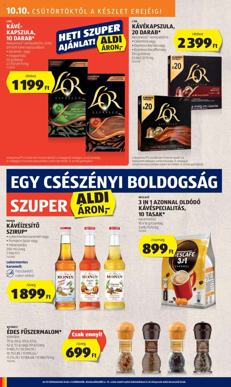 Aldi Akciós újság Aldi 16 oldal