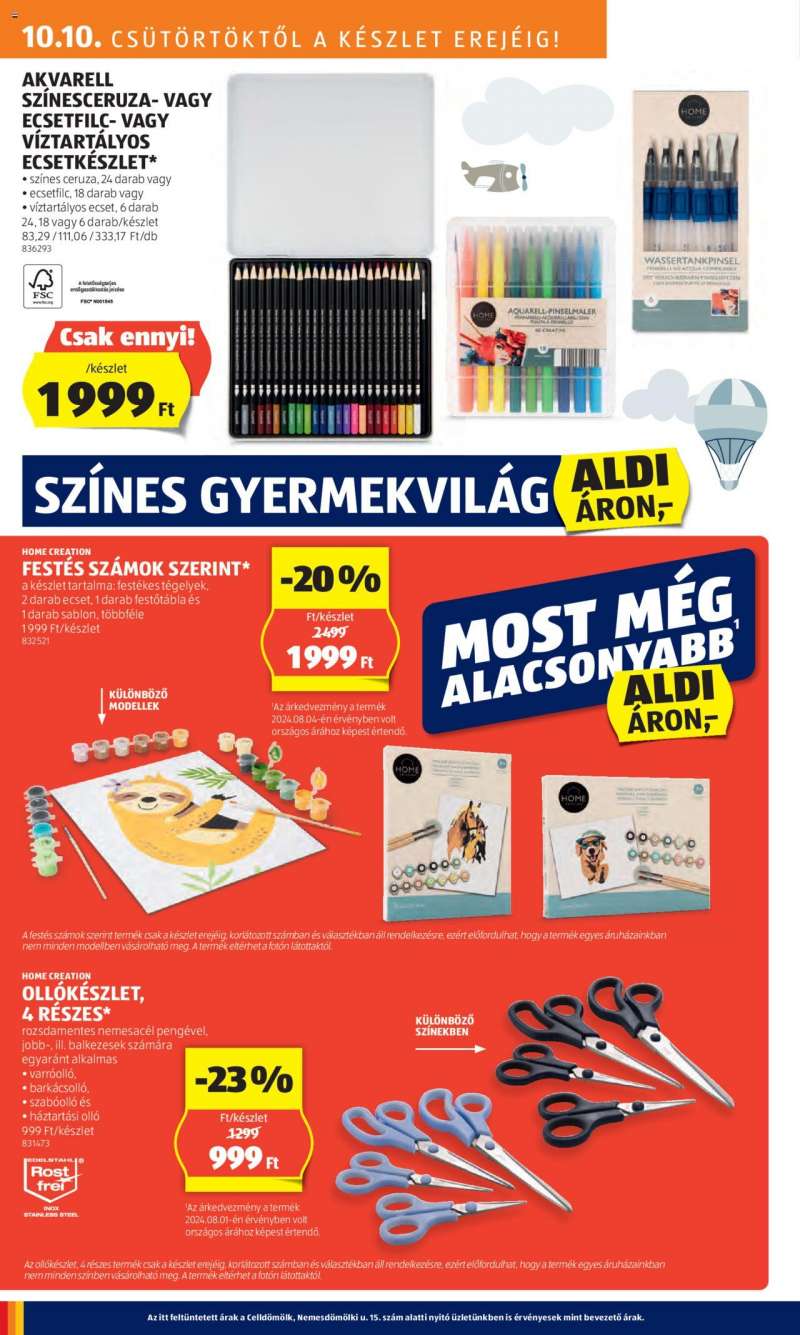 Aldi Akciós újság Aldi 24 oldal