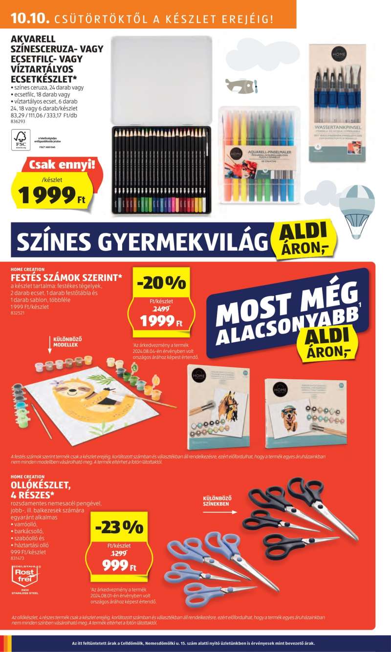 Aldi Akciós újság Aldi 24 oldal