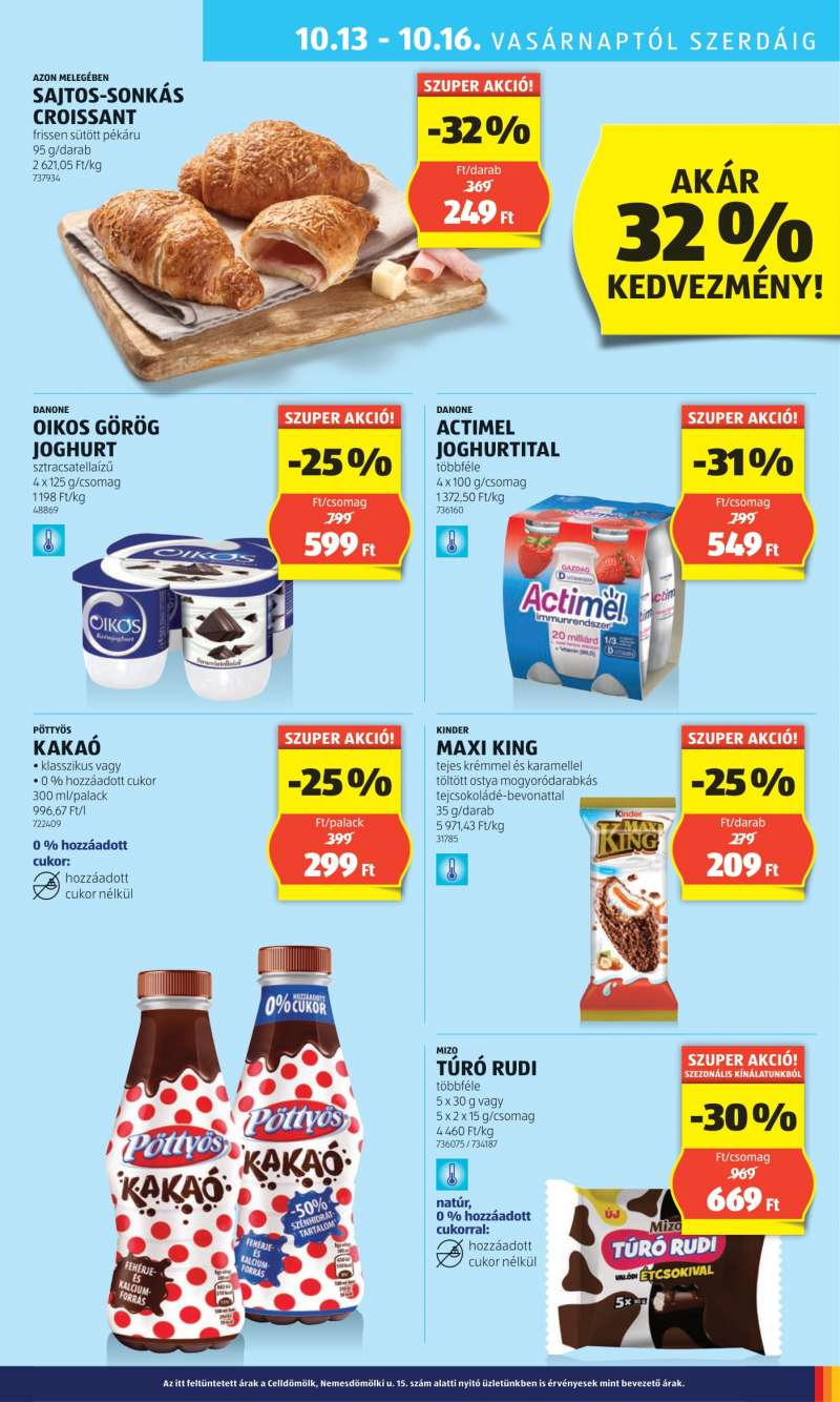 Aldi Akciós újság Aldi 31 oldal