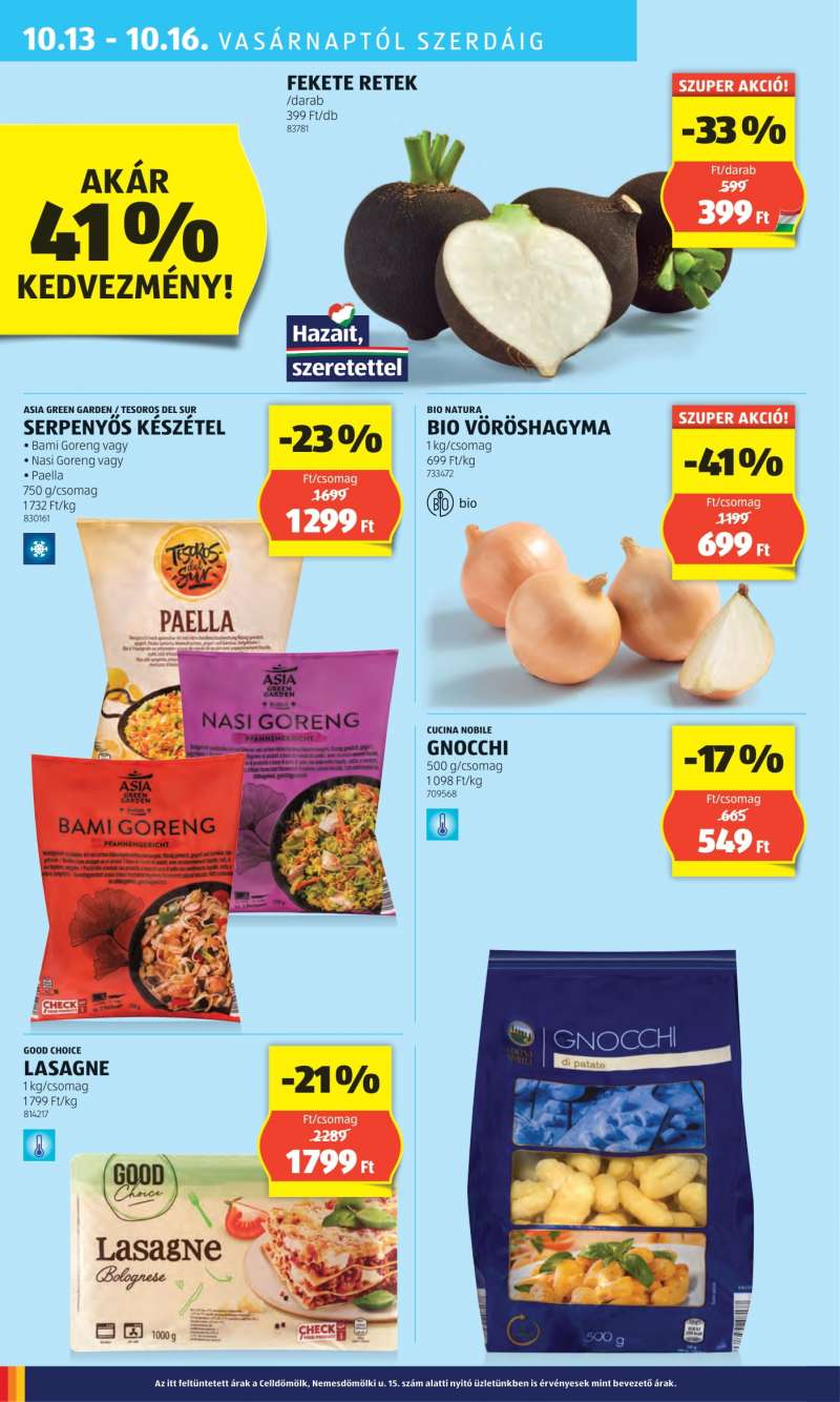 Aldi Akciós újság Aldi 32 oldal