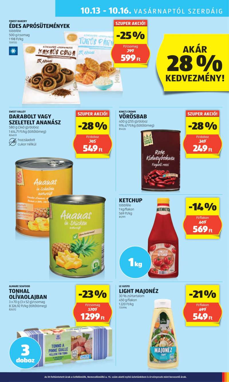 Aldi Akciós újság Aldi 33 oldal