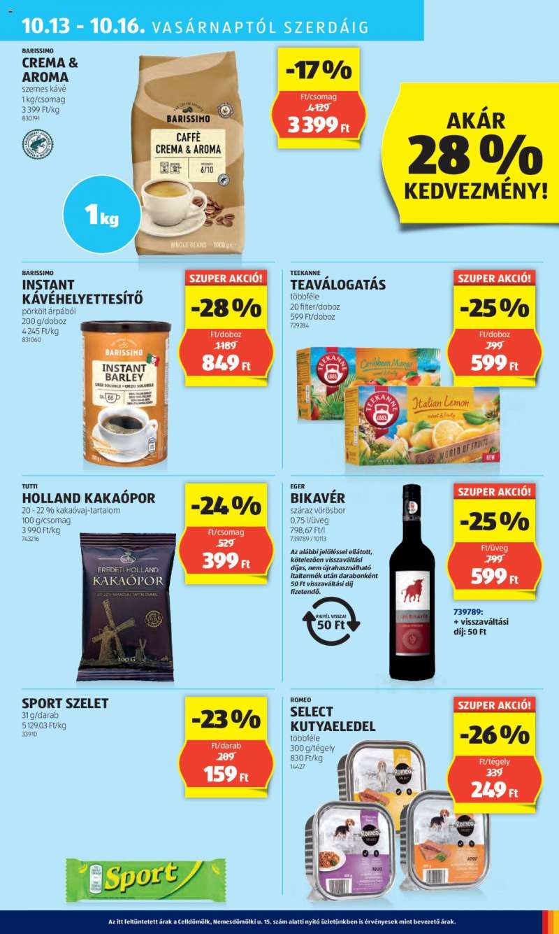 Aldi Akciós újság Aldi 35 oldal