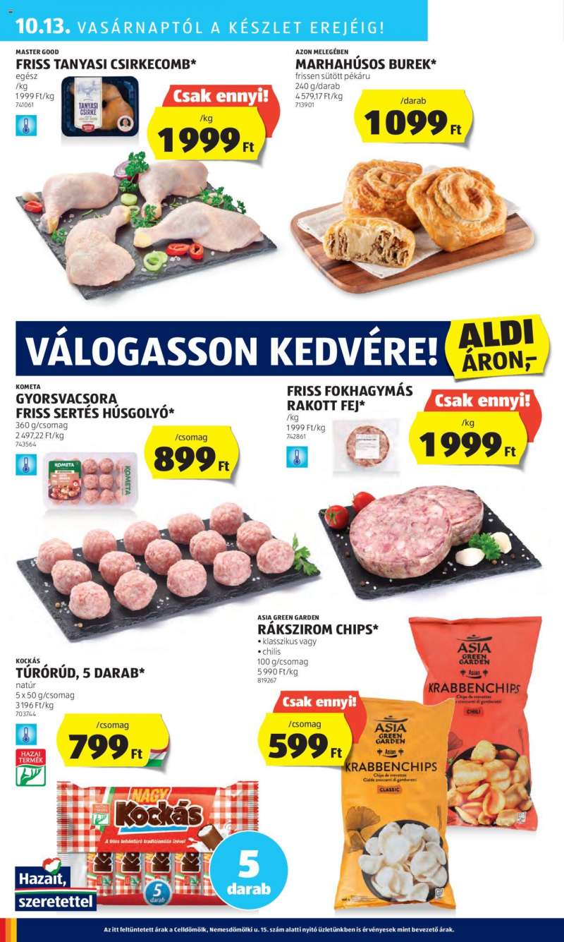 Aldi Akciós újság Aldi 36 oldal