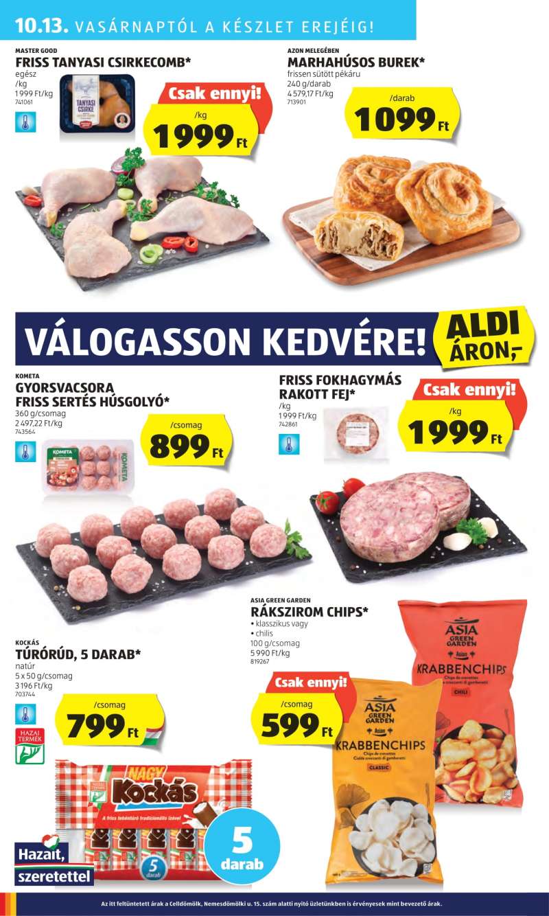 Aldi Akciós újság Aldi 36 oldal