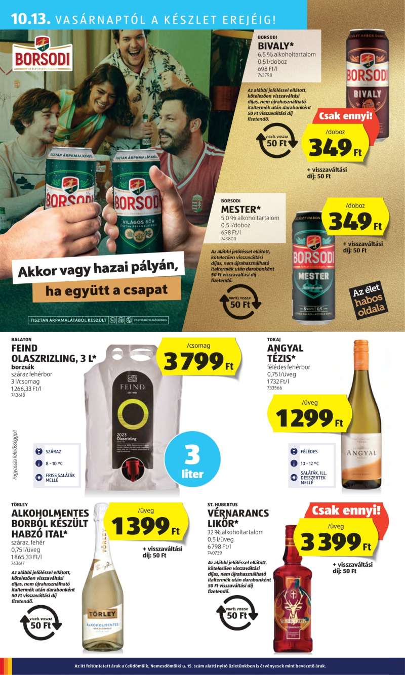 Aldi Akciós újság Aldi 38 oldal