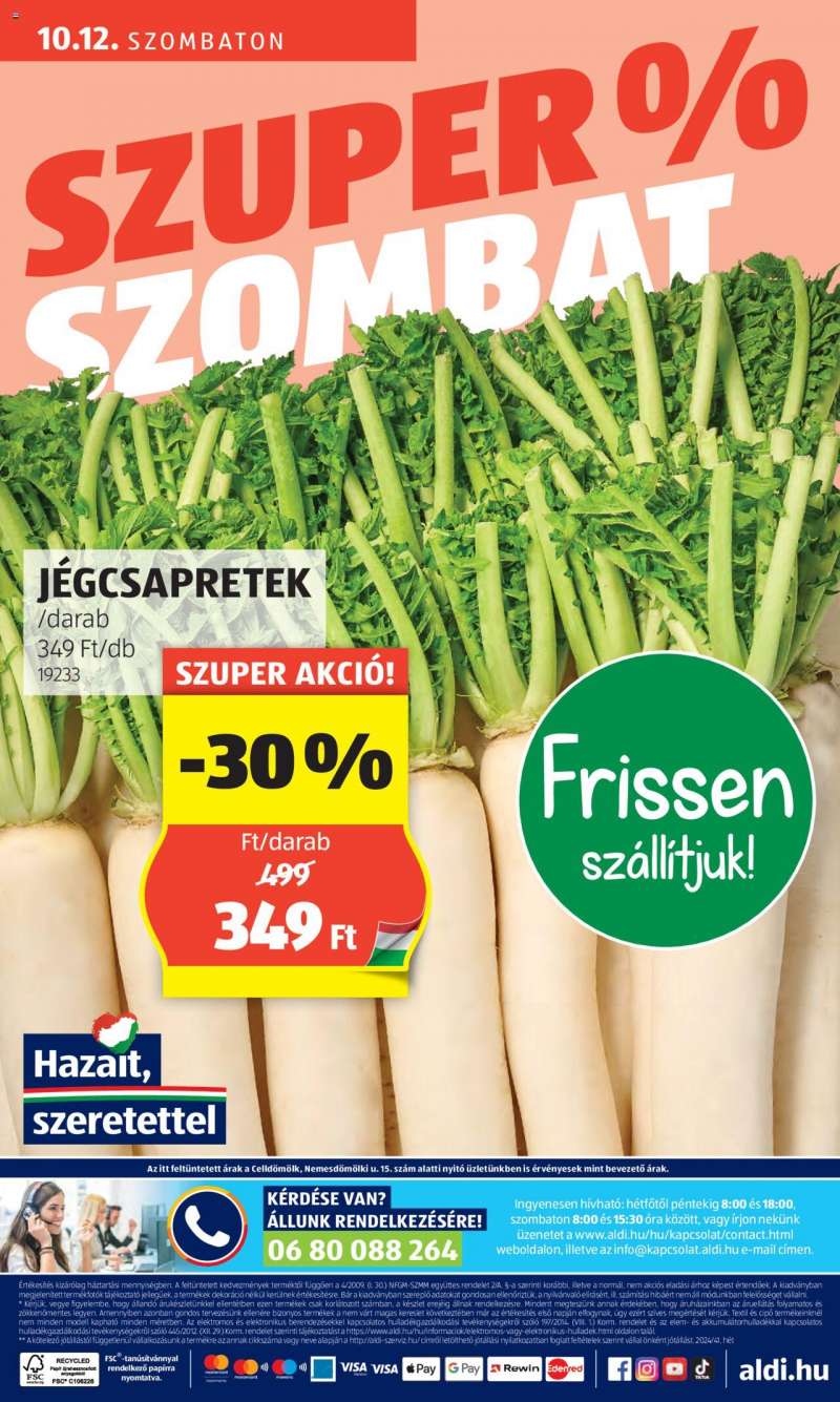 Aldi Akciós újság Aldi 56 oldal