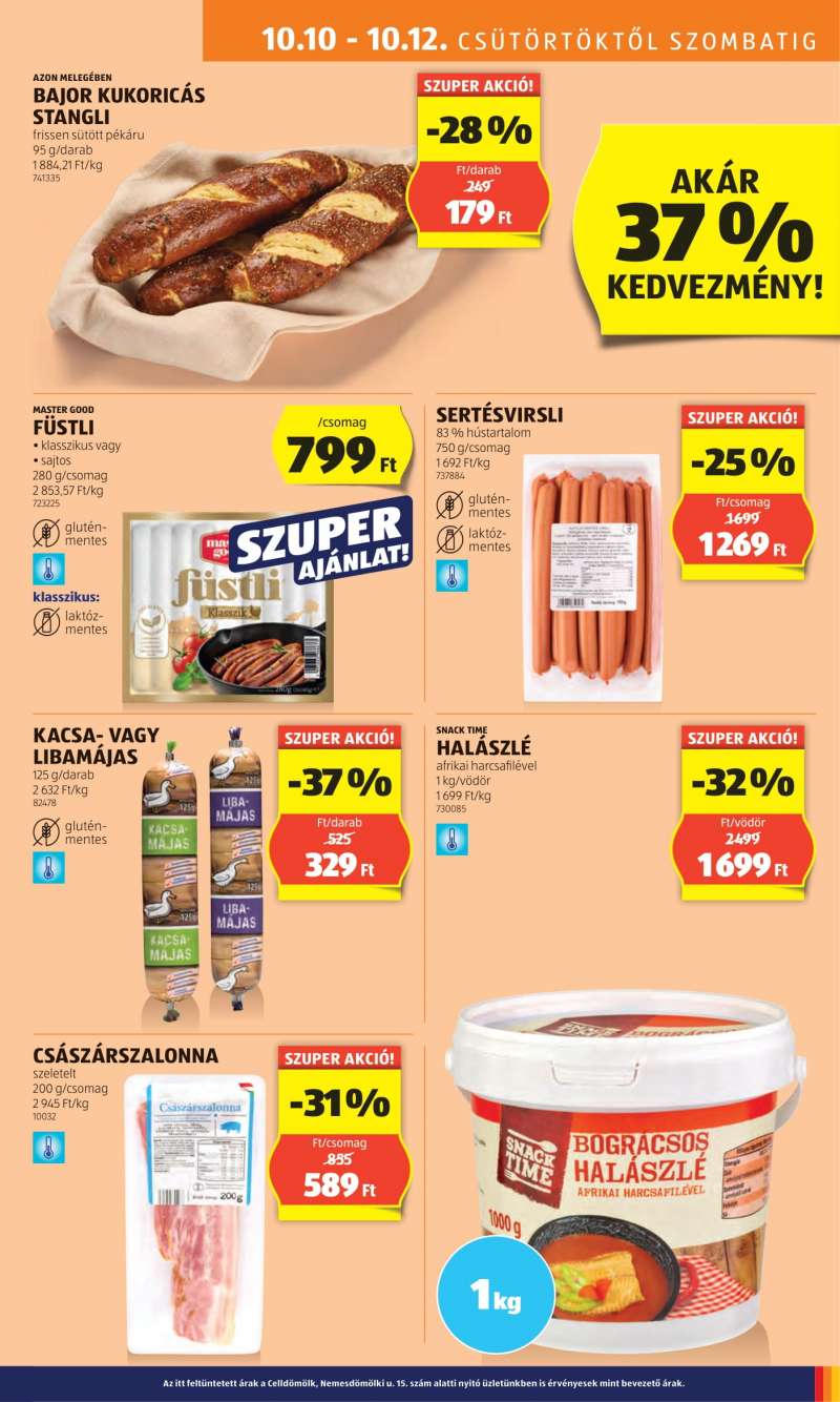 Aldi Akciós újság Aldi 9 oldal