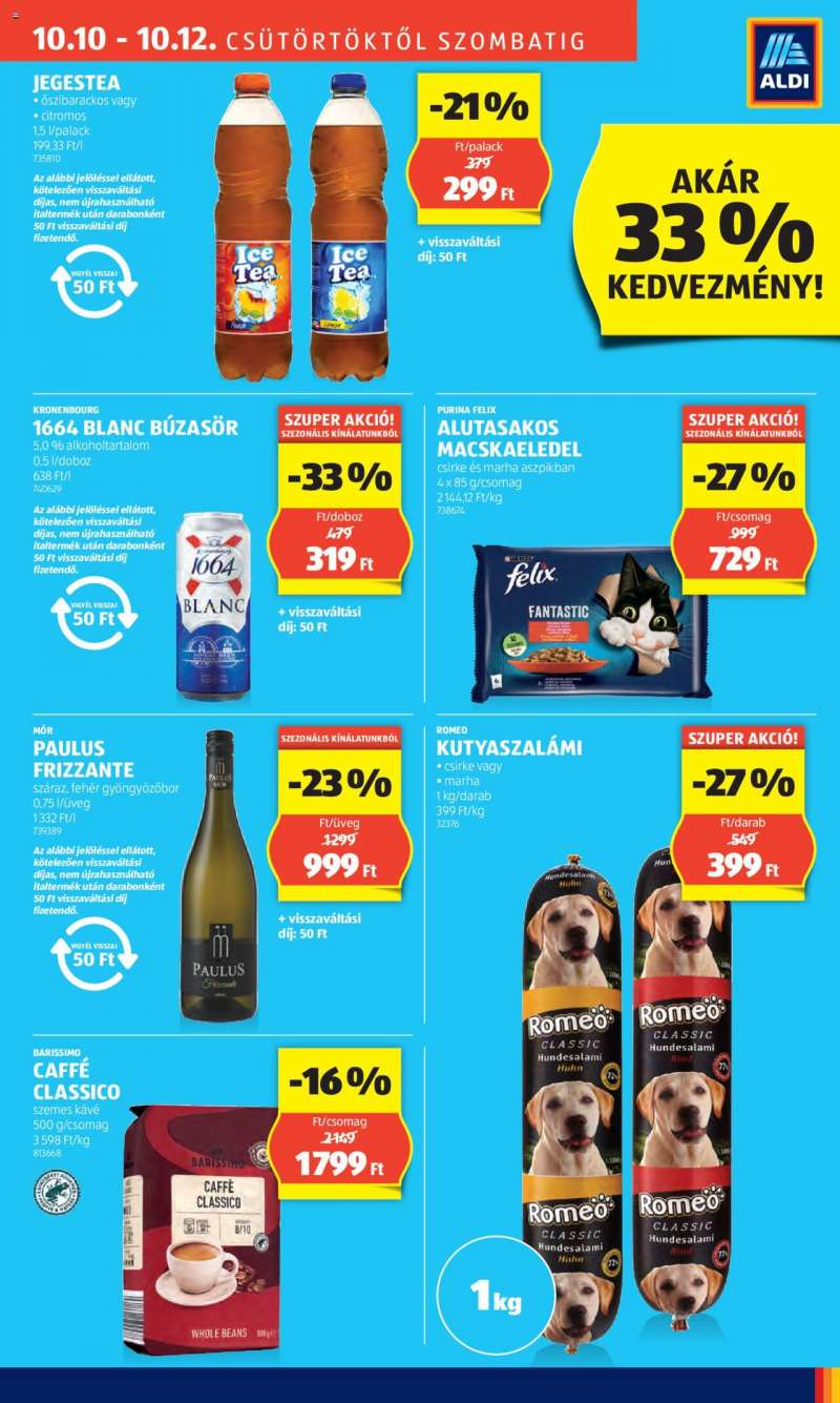 Aldi Újranyitási ajánlatok / Budapest 5 oldal