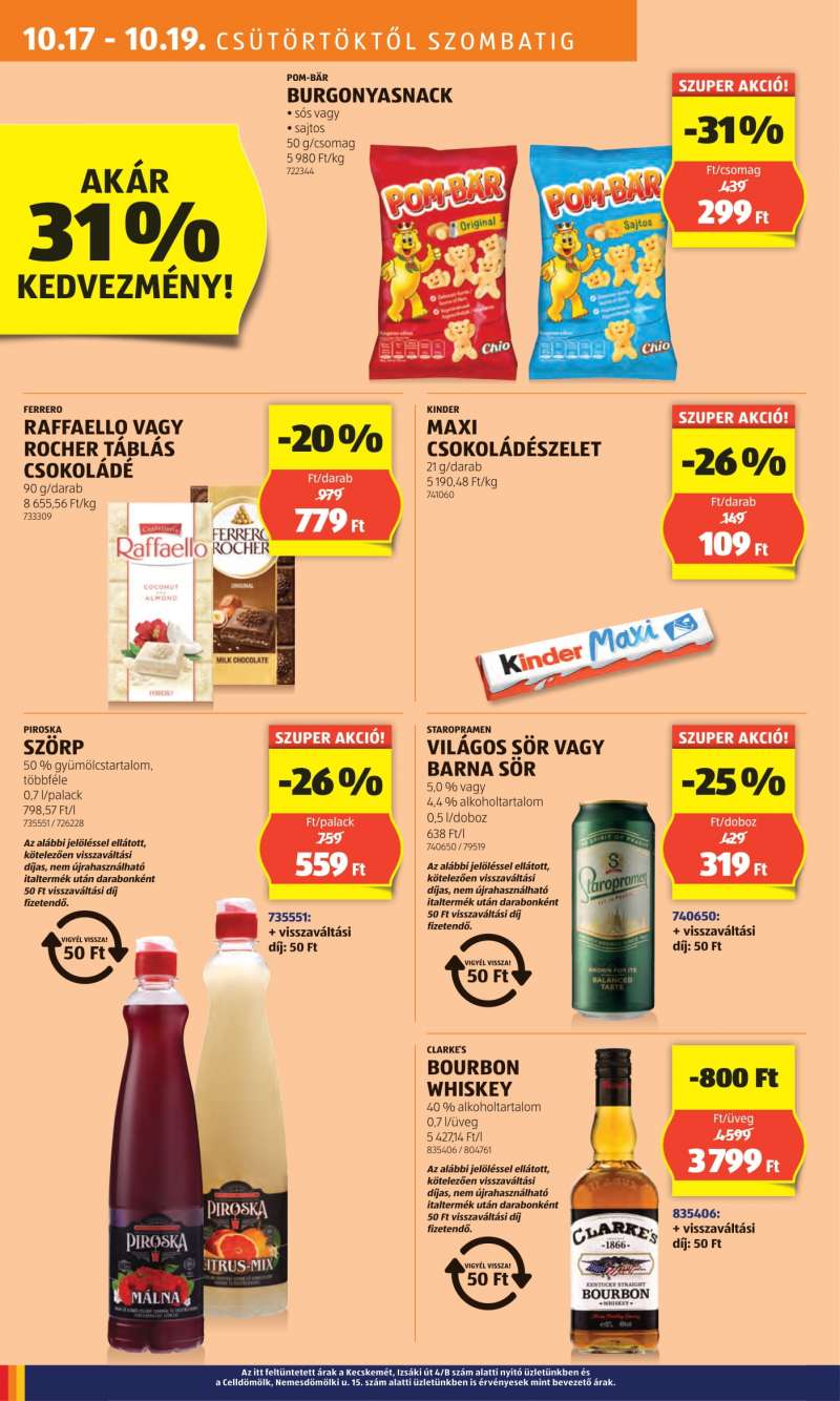 Aldi Akciós újság Aldi 10 oldal