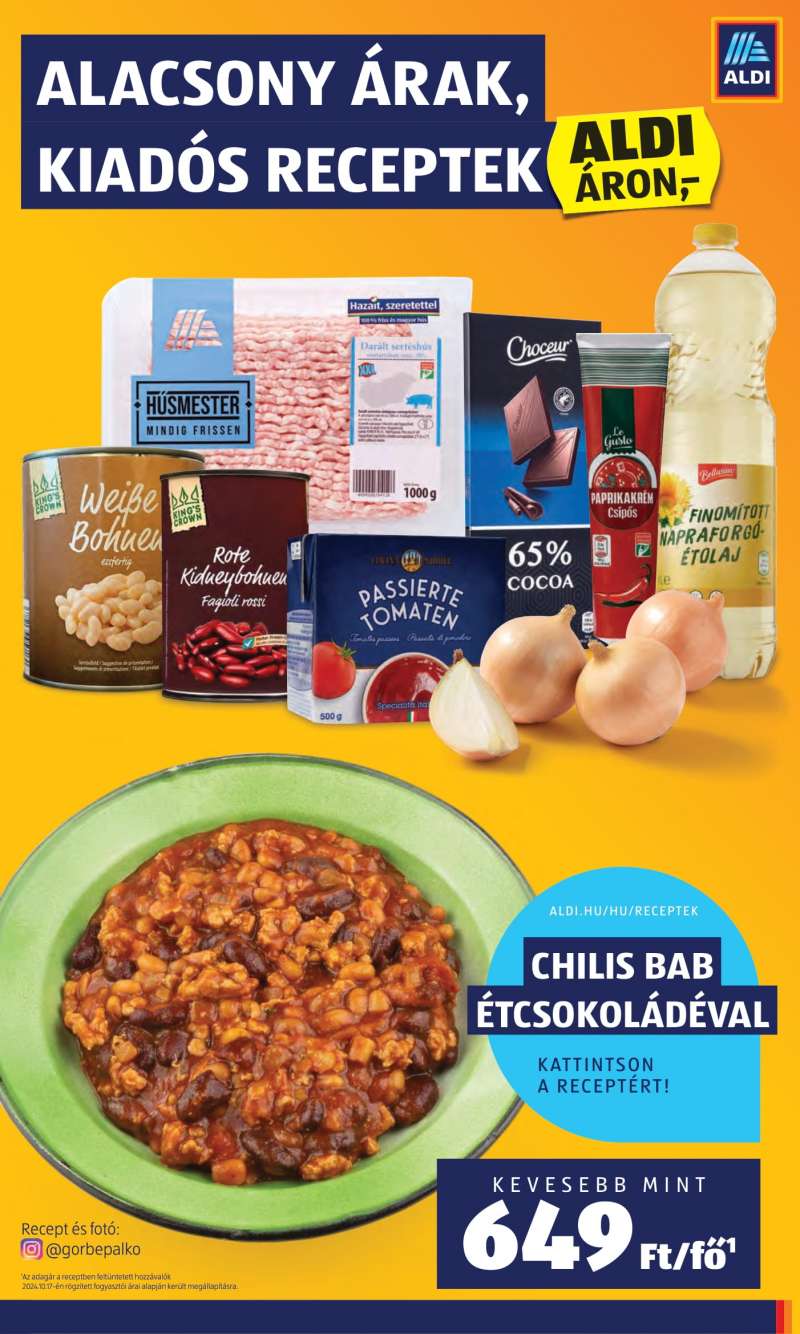 Aldi Akciós újság Aldi 13 oldal