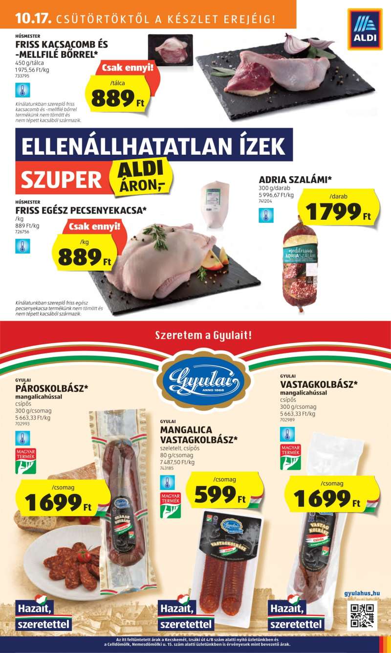 Aldi Akciós újság Aldi 15 oldal