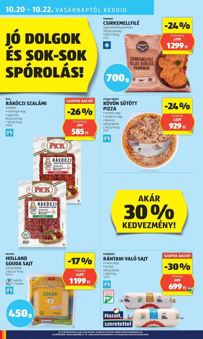 Aldi Akciós újság Aldi 32 oldal