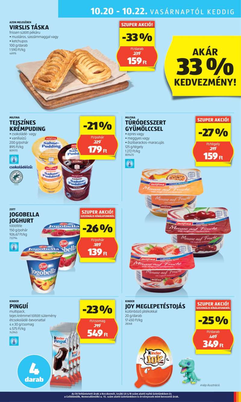 Aldi Akciós újság Aldi 33 oldal