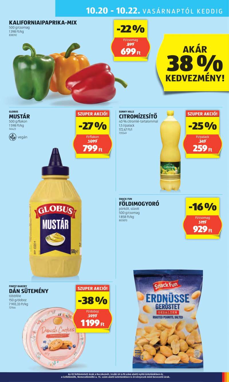 Aldi Akciós újság Aldi 35 oldal