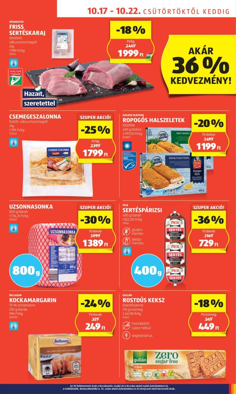 Aldi Akciós újság Aldi 5 oldal