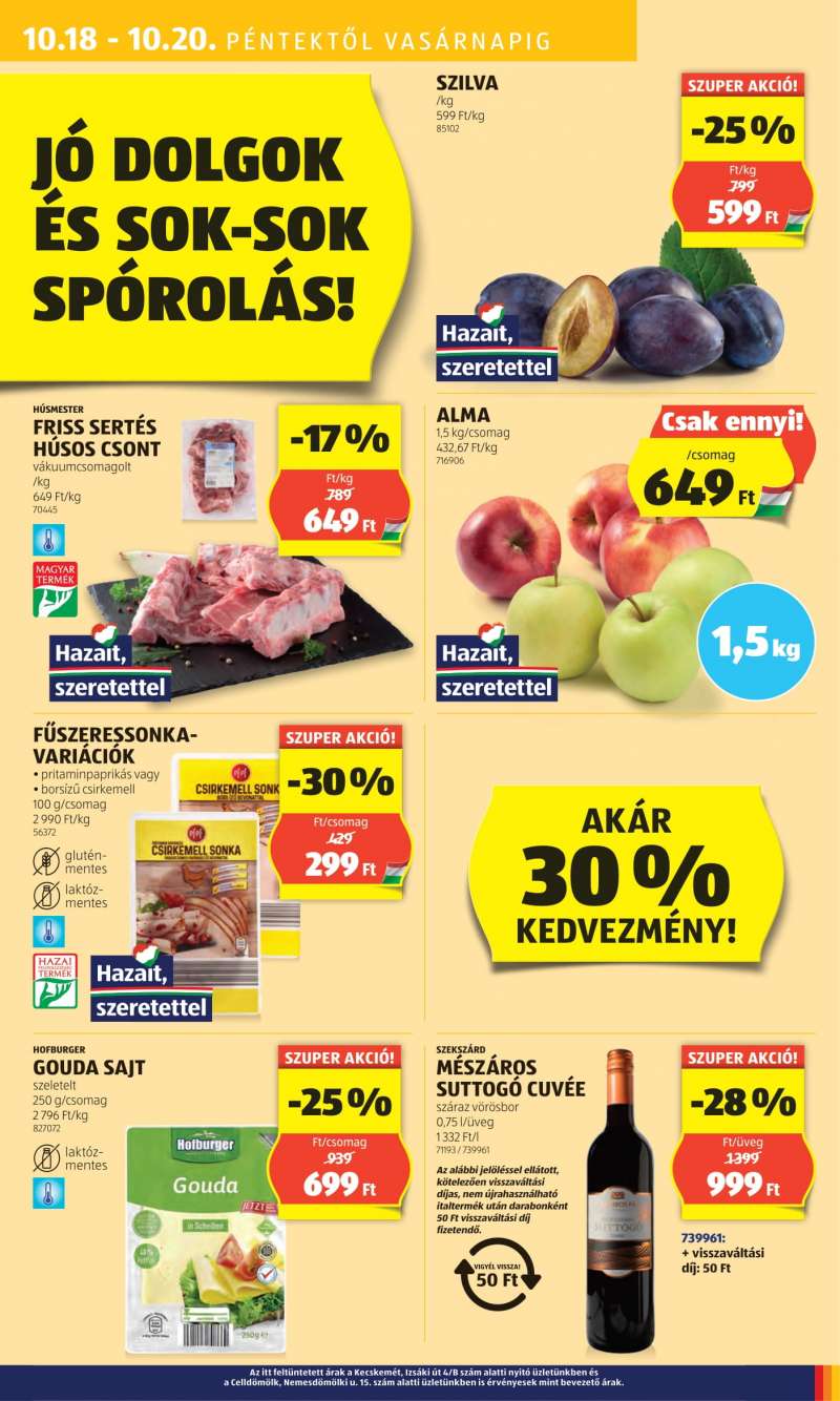 Aldi Akciós újság Aldi 53 oldal