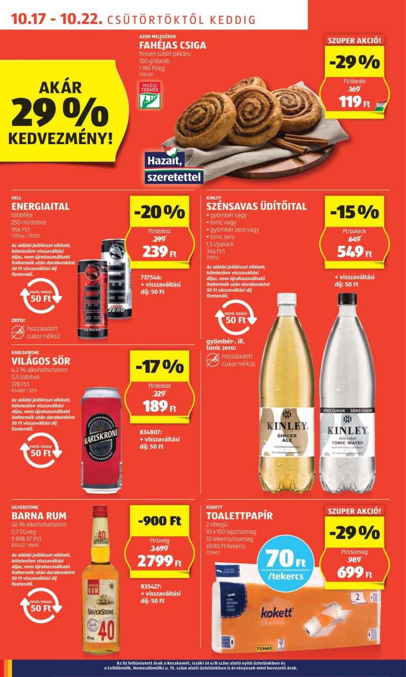 Aldi Akciós újság Aldi 6 oldal