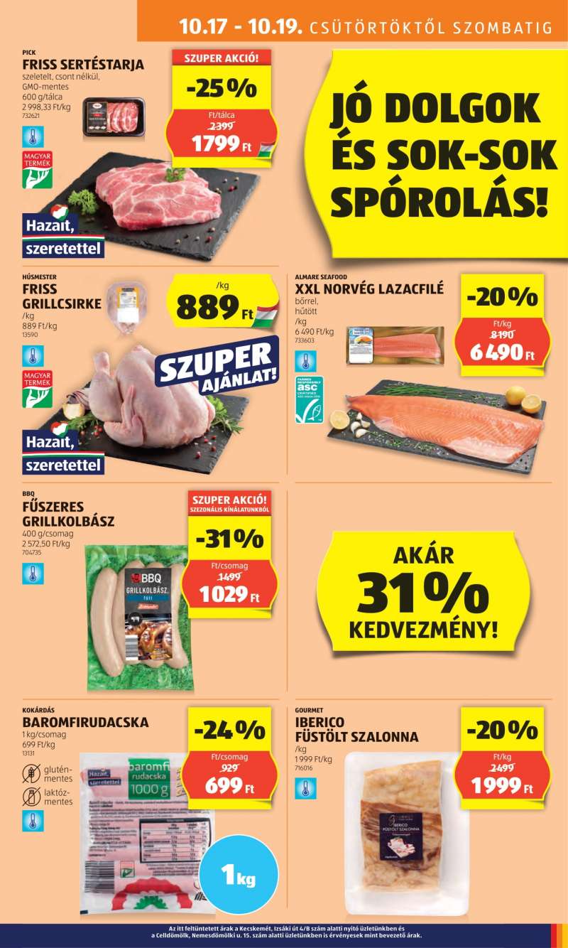 Aldi Akciós újság Aldi 7 oldal