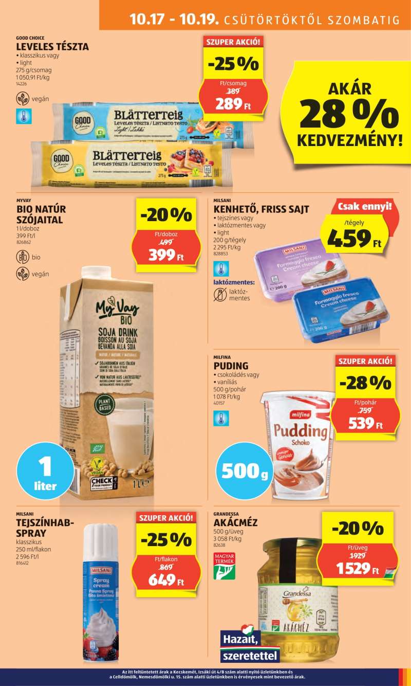 Aldi Akciós újság Aldi 9 oldal