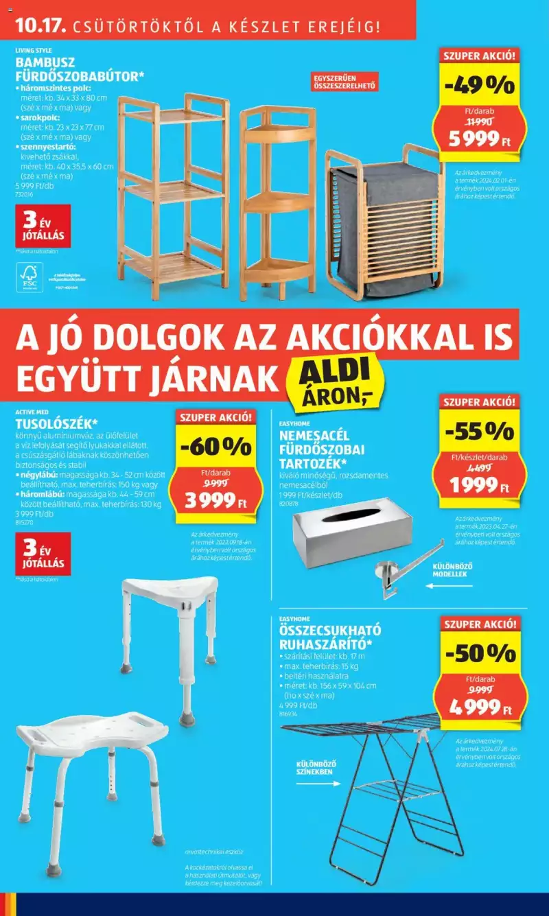 Aldi Újranyitási ajánlatok / Kecskemét 12 oldal