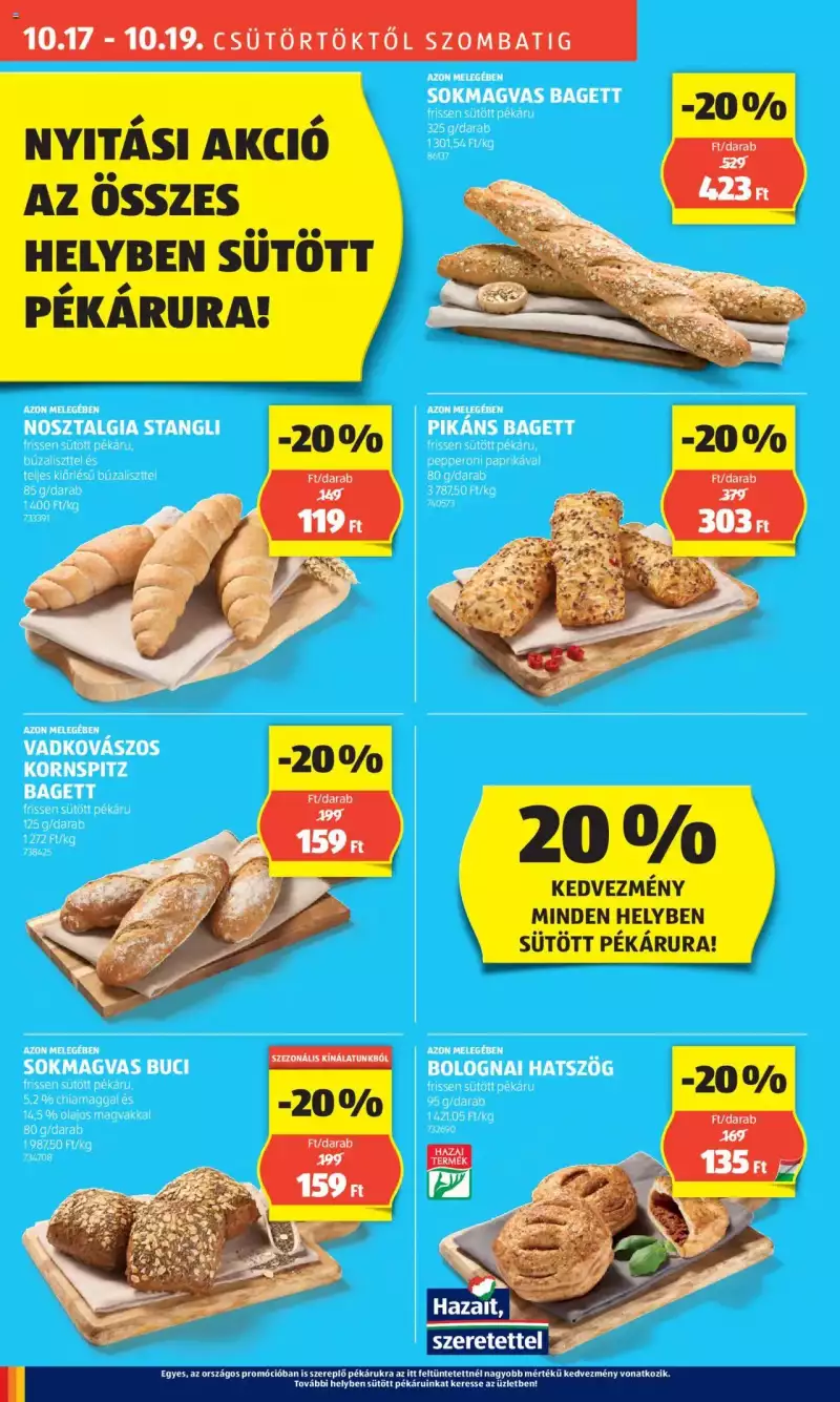 Aldi Újranyitási ajánlatok / Kecskemét 6 oldal