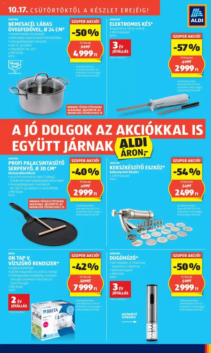 Aldi Újranyitási ajánlatok / Kecskemét 9 oldal