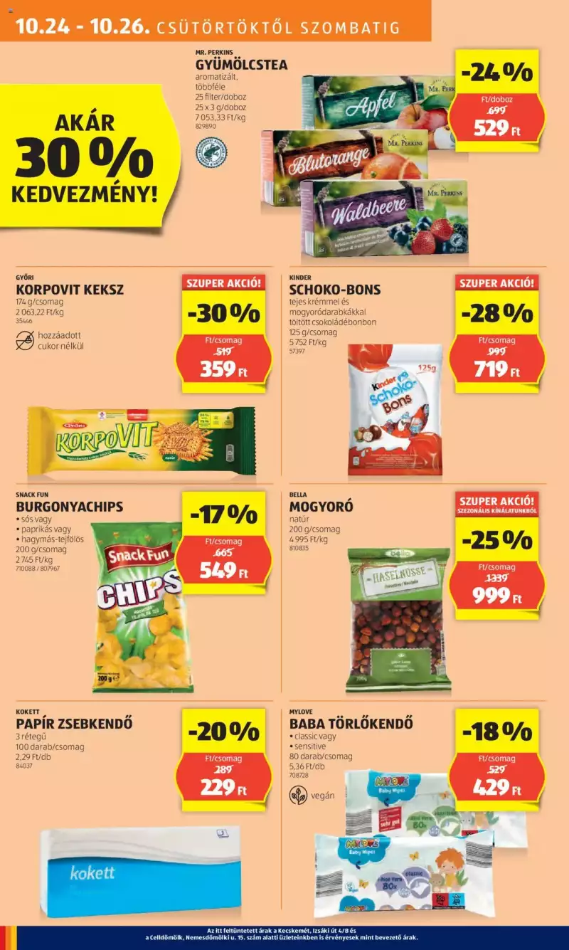 Aldi Akciós újság Aldi 10 oldal