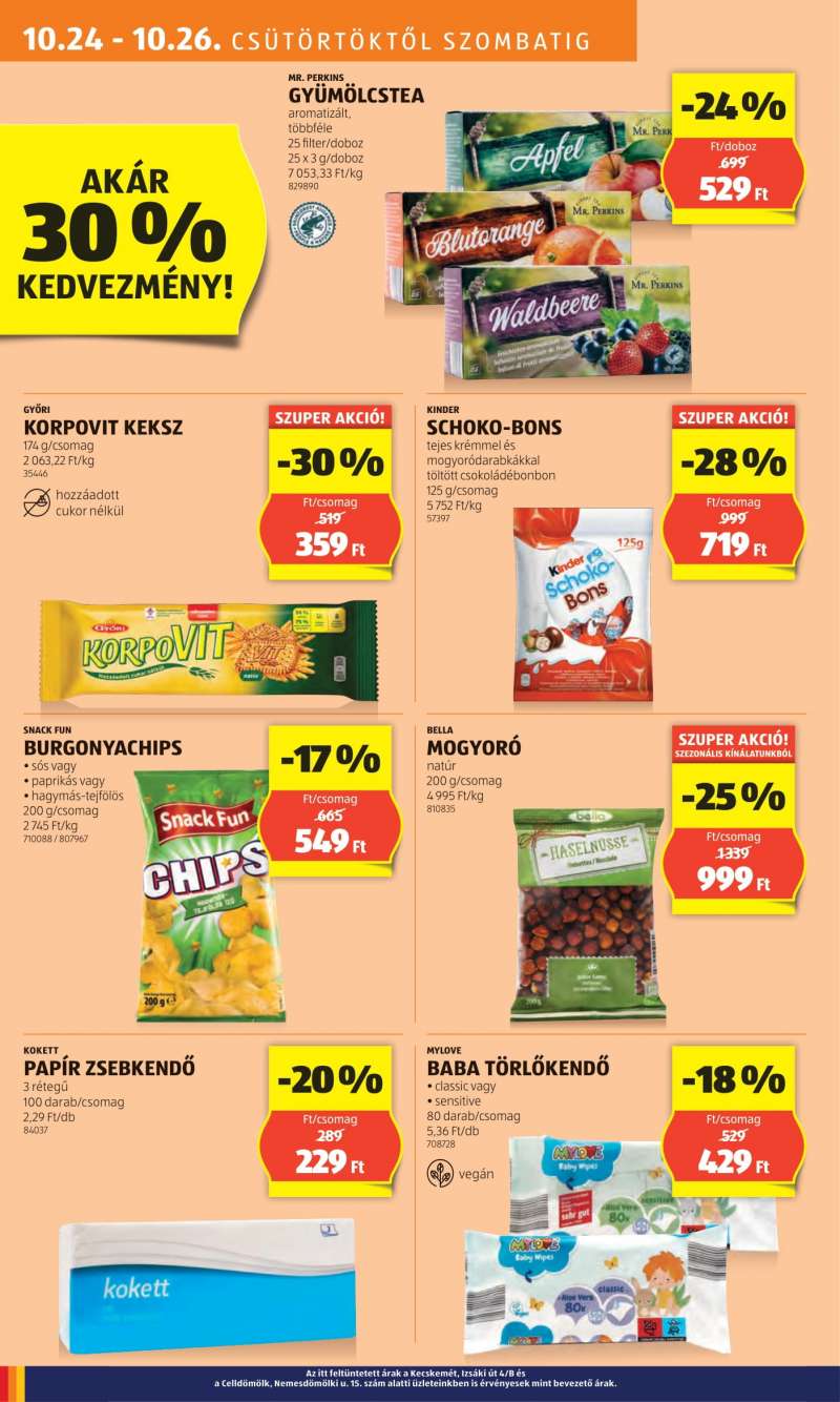 Aldi Akciós újság Aldi 10 oldal