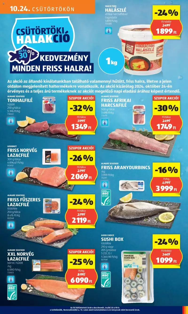 Aldi Akciós újság Aldi 13 oldal