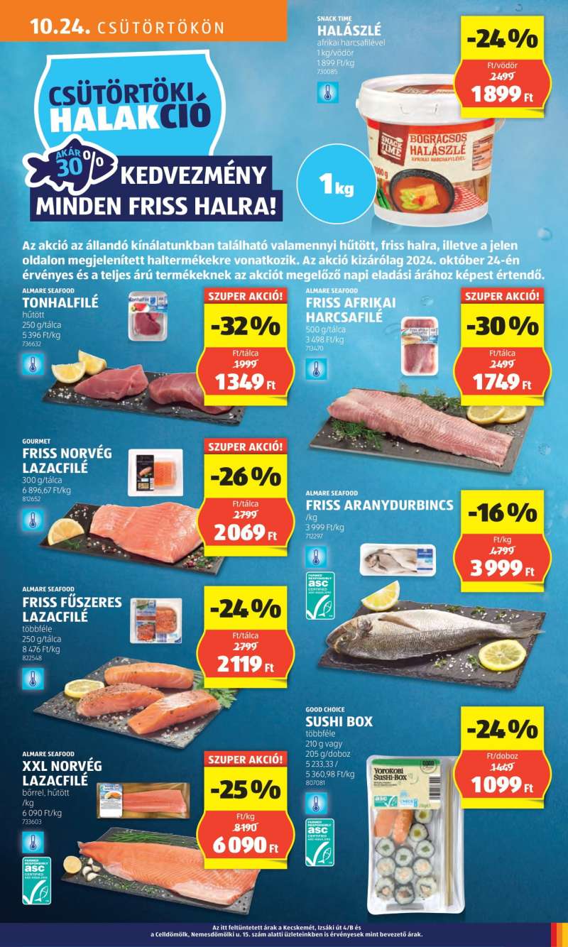 Aldi Akciós újság Aldi 13 oldal