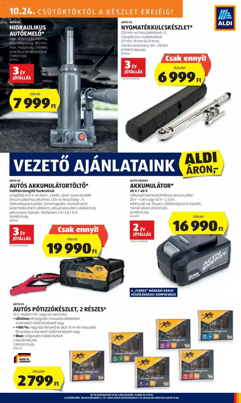 Aldi Akciós újság Aldi 27 oldal