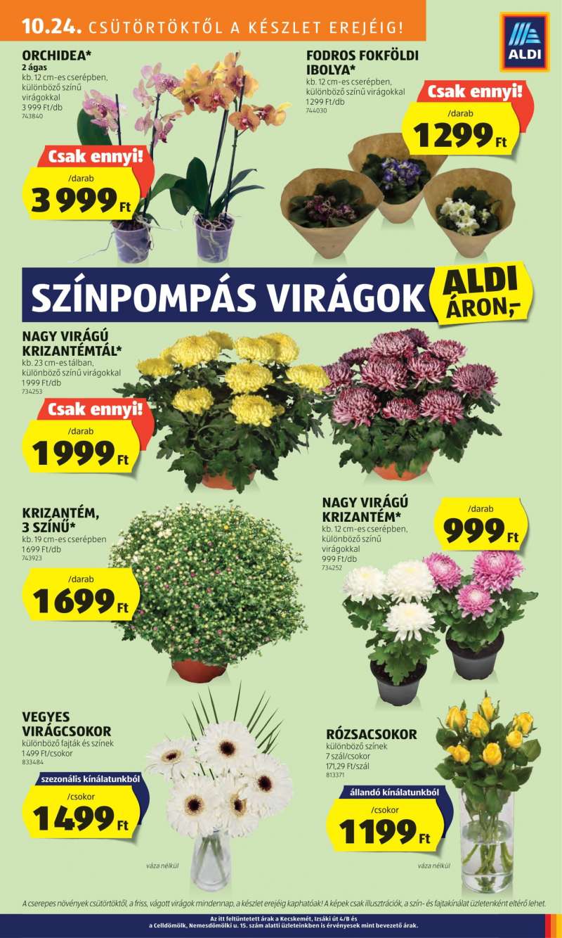 Aldi Akciós újság Aldi 33 oldal