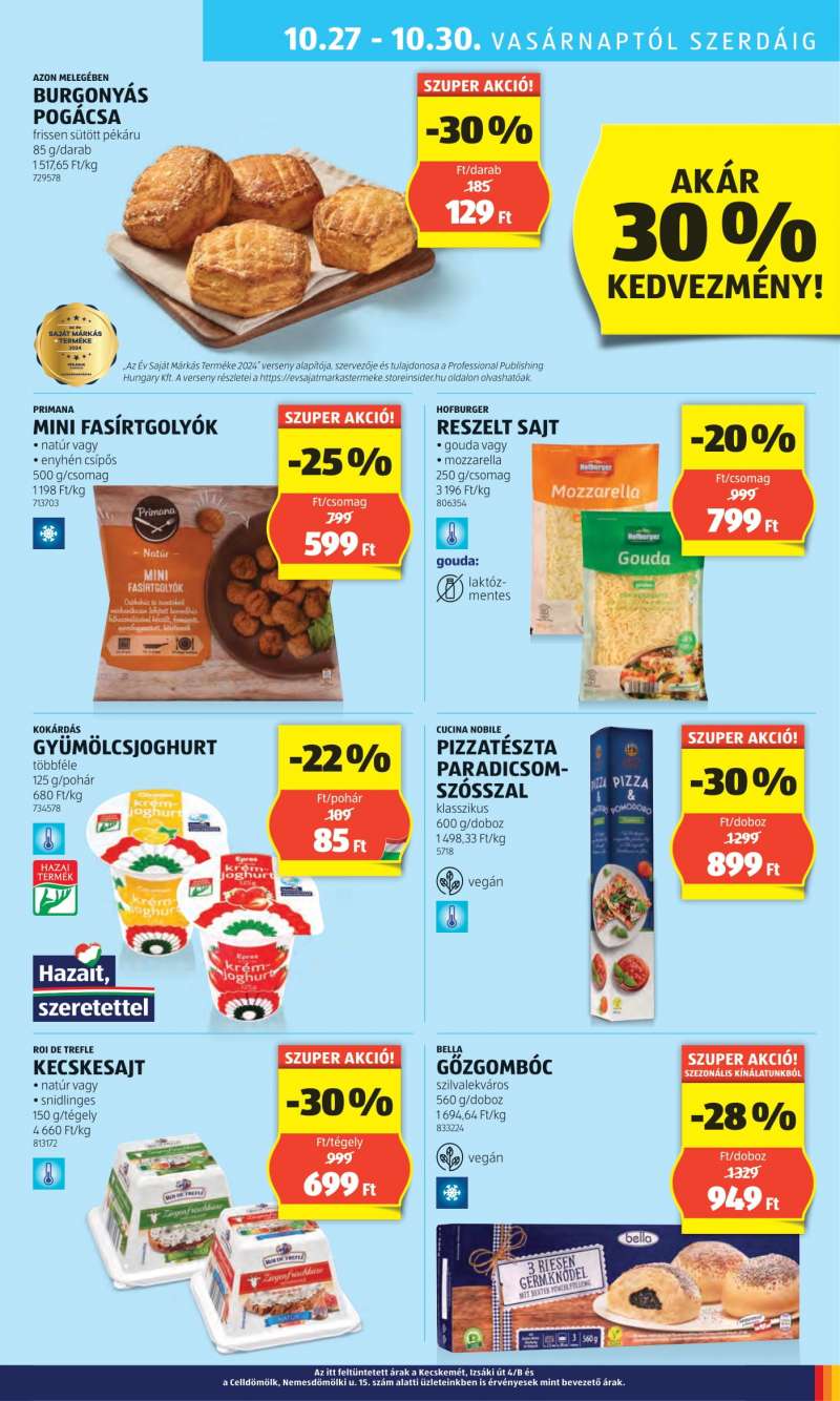 Aldi Akciós újság Aldi 35 oldal