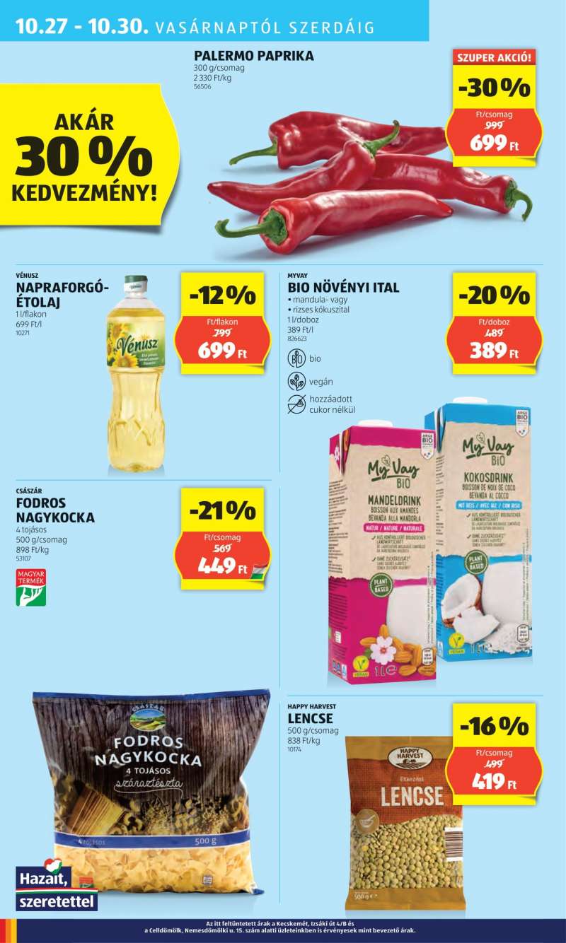 Aldi Akciós újság Aldi 36 oldal