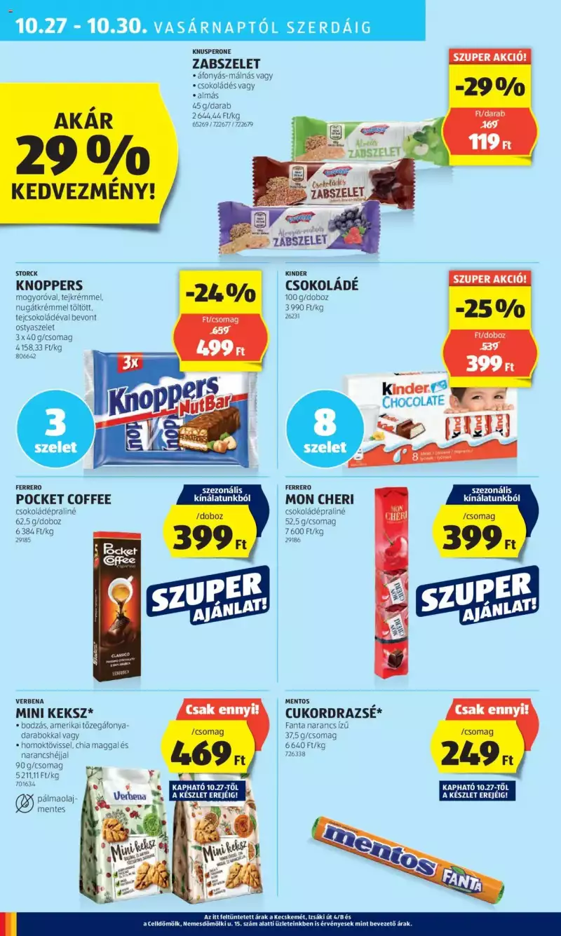 Aldi Akciós újság Aldi 38 oldal