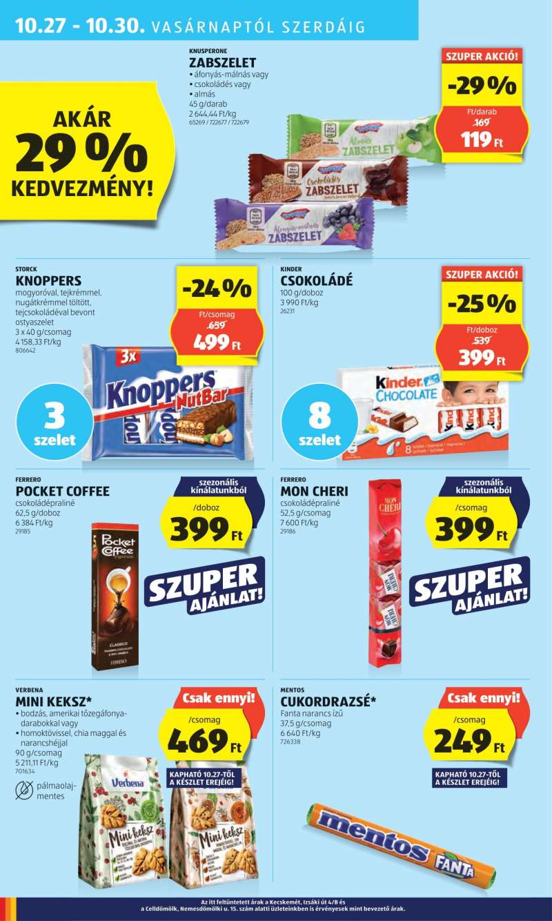 Aldi Akciós újság Aldi 38 oldal