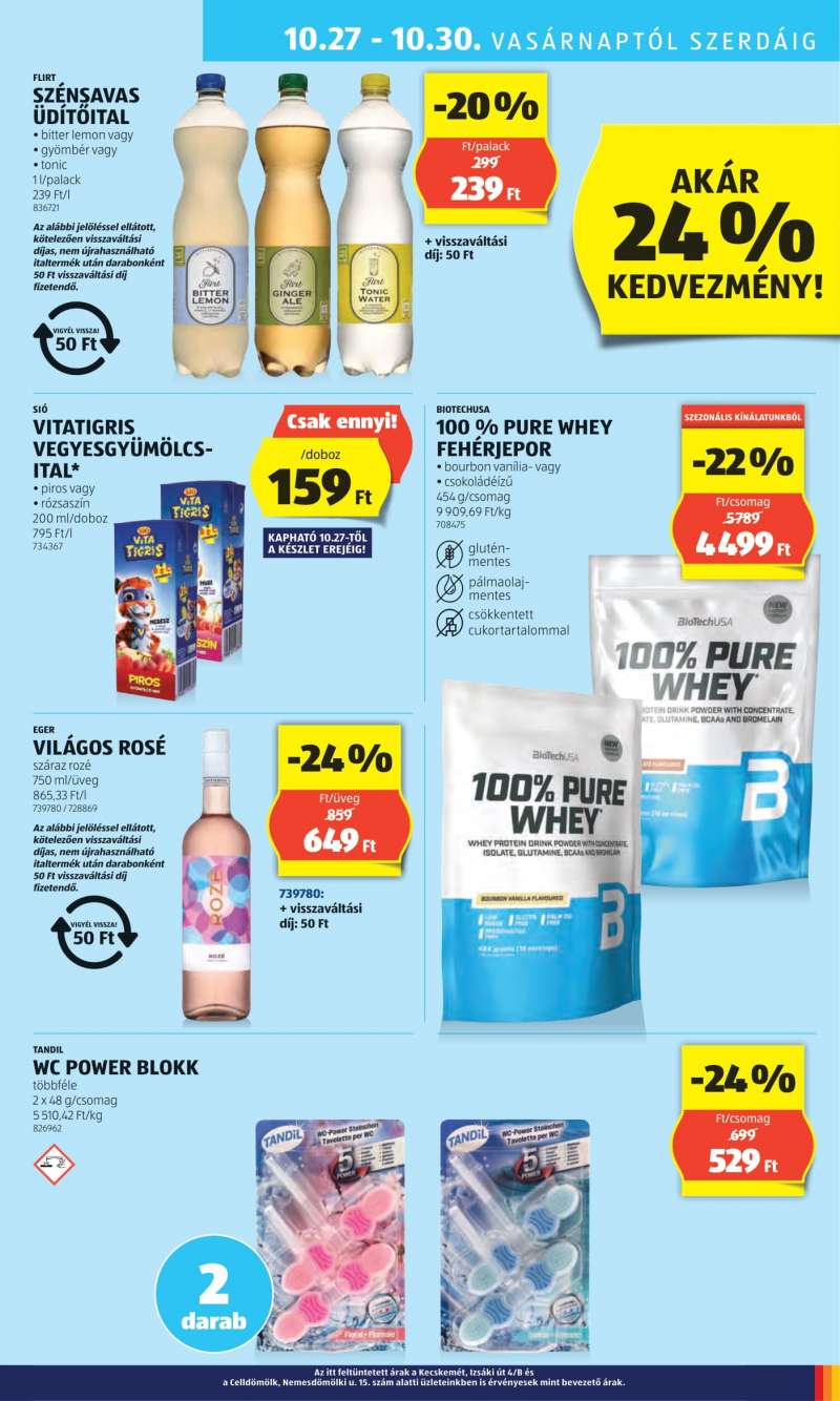 Aldi Akciós újság Aldi 39 oldal