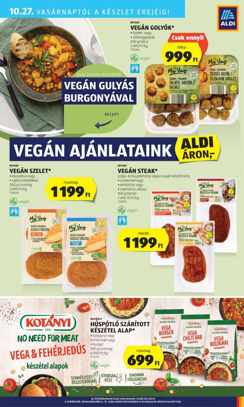 Aldi Akciós újság Aldi 43 oldal