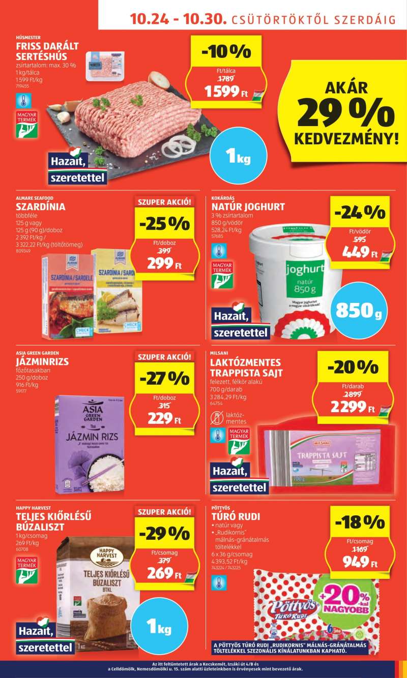 Aldi Akciós újság Aldi 5 oldal