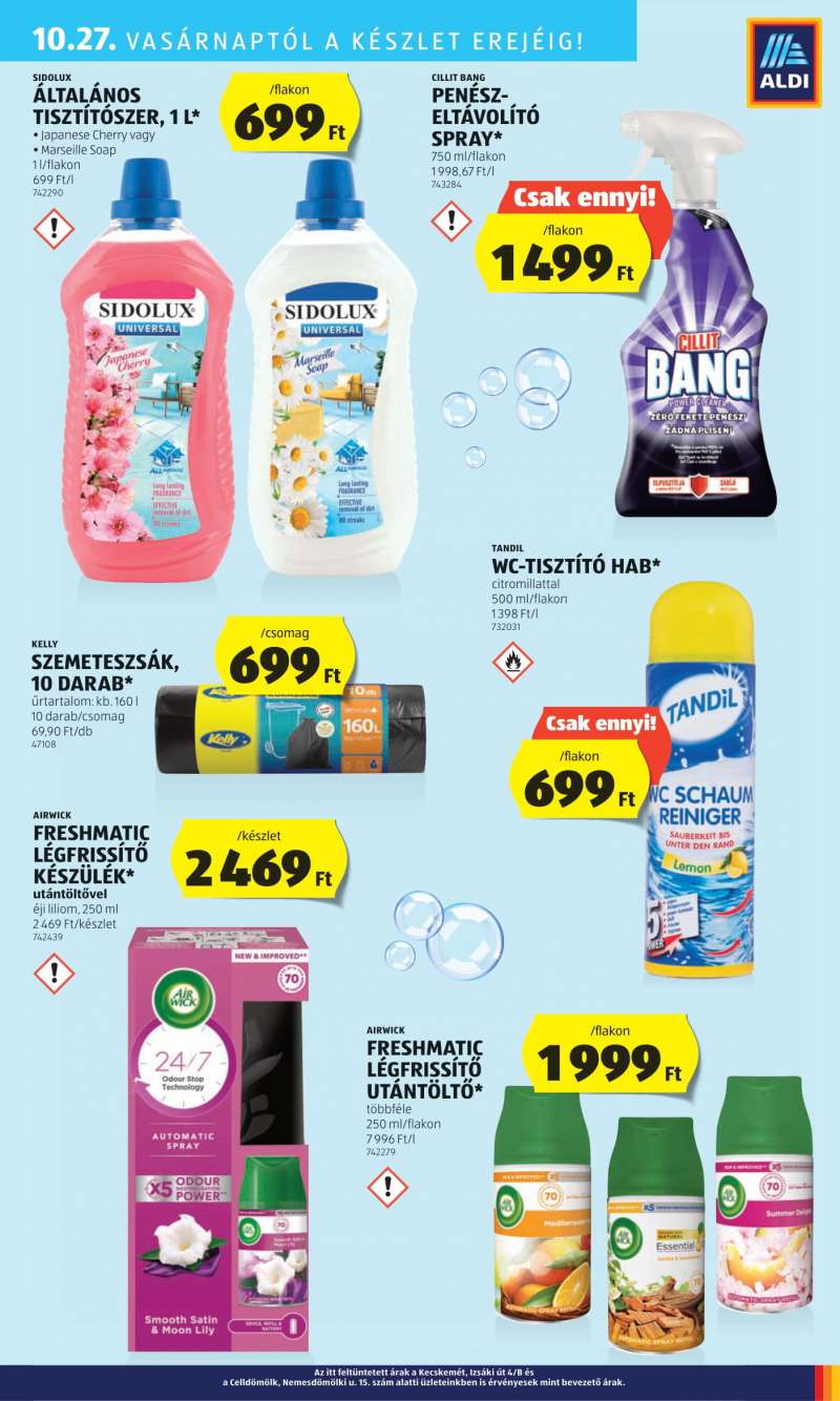 Aldi Akciós újság Aldi 57 oldal