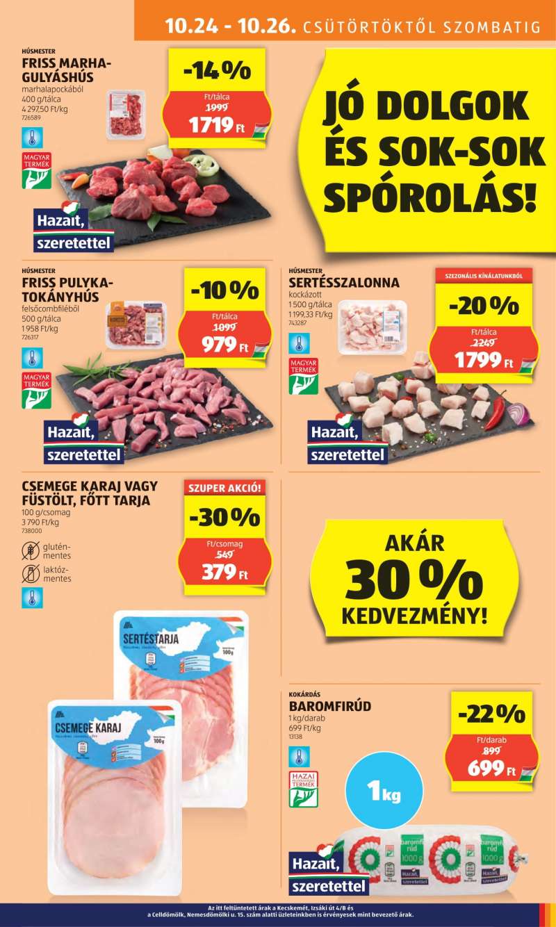 Aldi Akciós újság Aldi 7 oldal