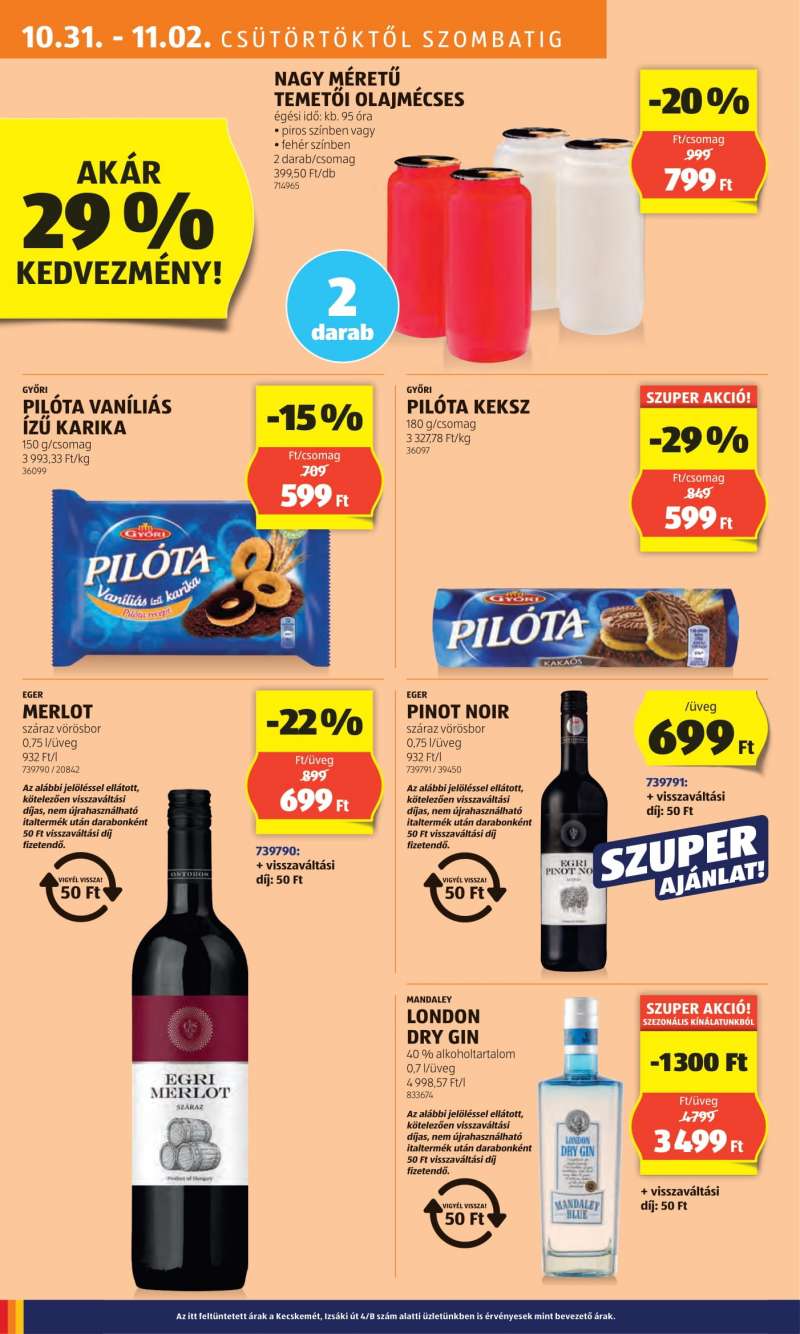 Aldi Akciós újság Aldi 10 oldal