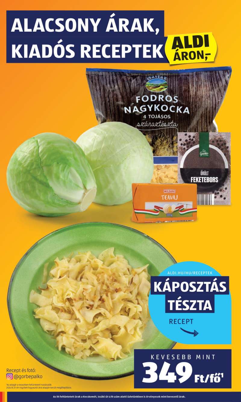 Aldi Akciós újság Aldi 14 oldal