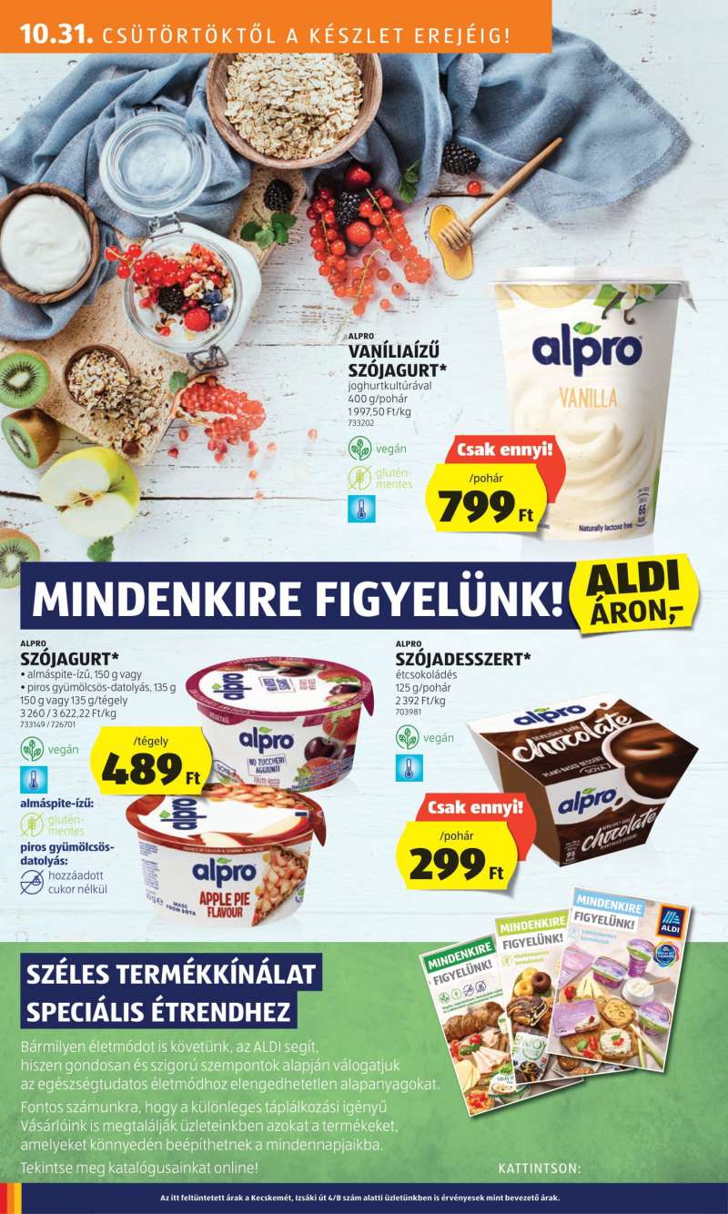 Aldi Akciós újság Aldi 18 oldal