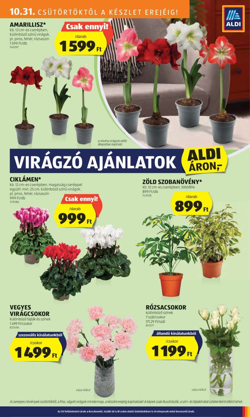 Aldi Akciós újság Aldi 29 oldal