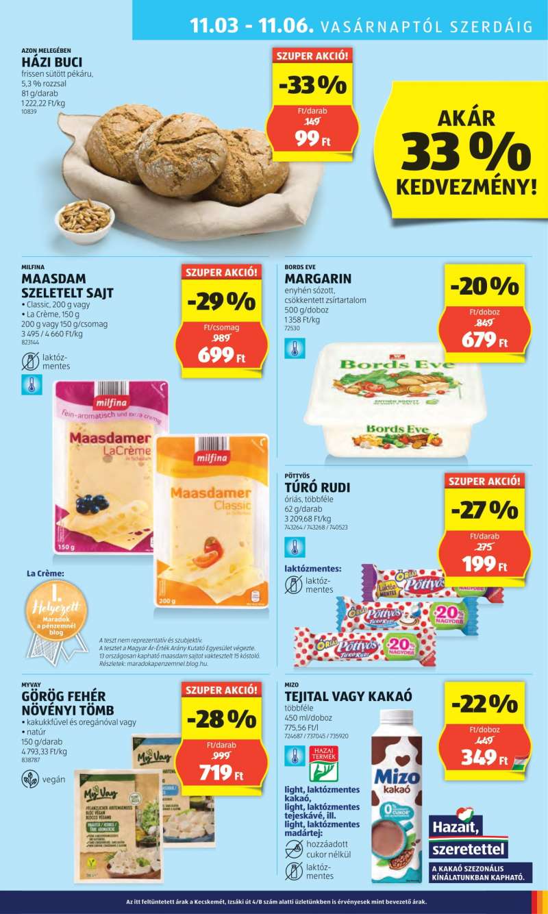 Aldi Akciós újság Aldi 31 oldal