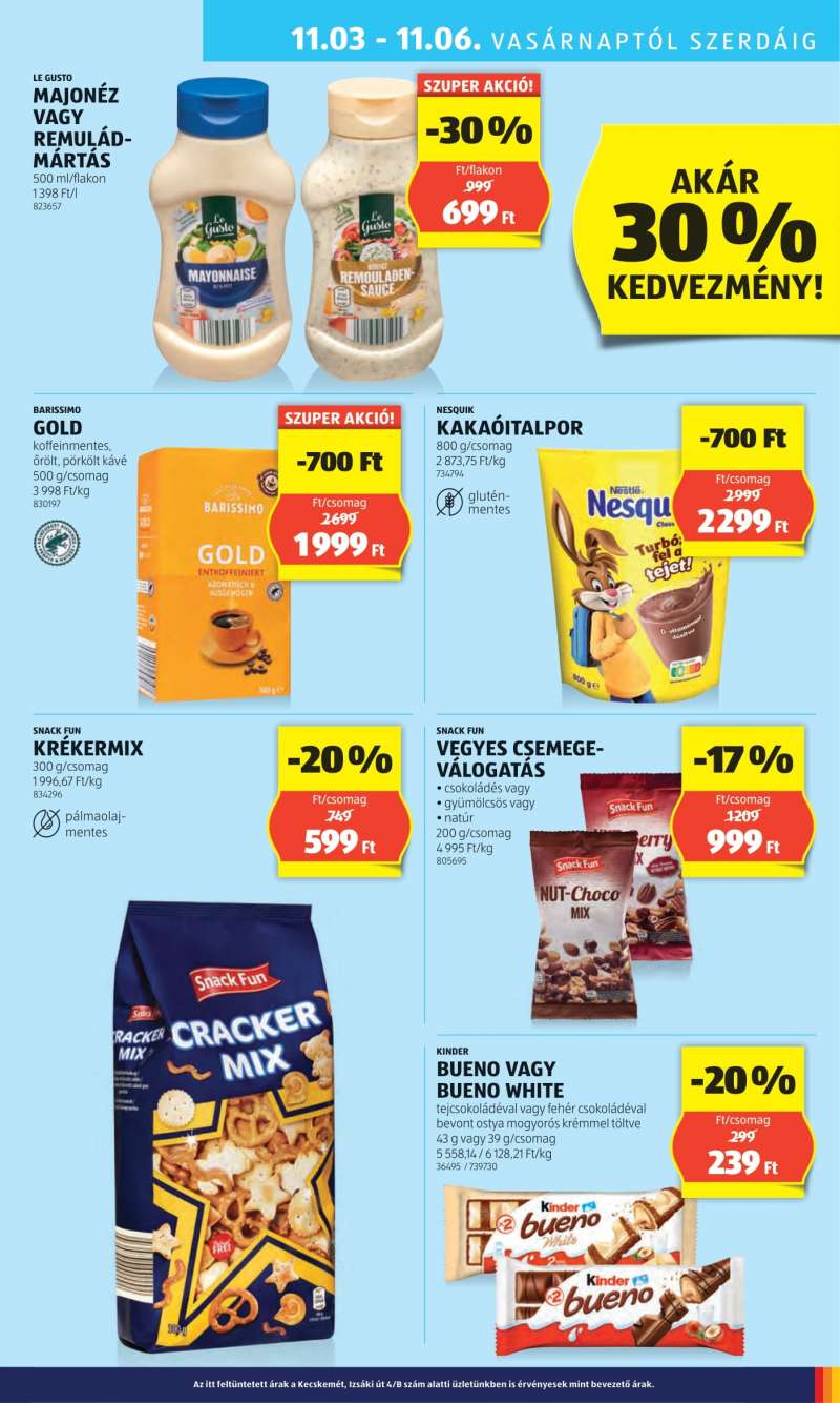 Aldi Akciós újság Aldi 33 oldal