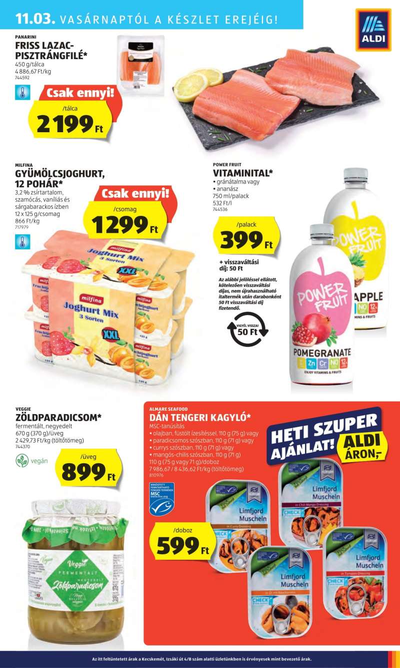 Aldi Akciós újság Aldi 37 oldal