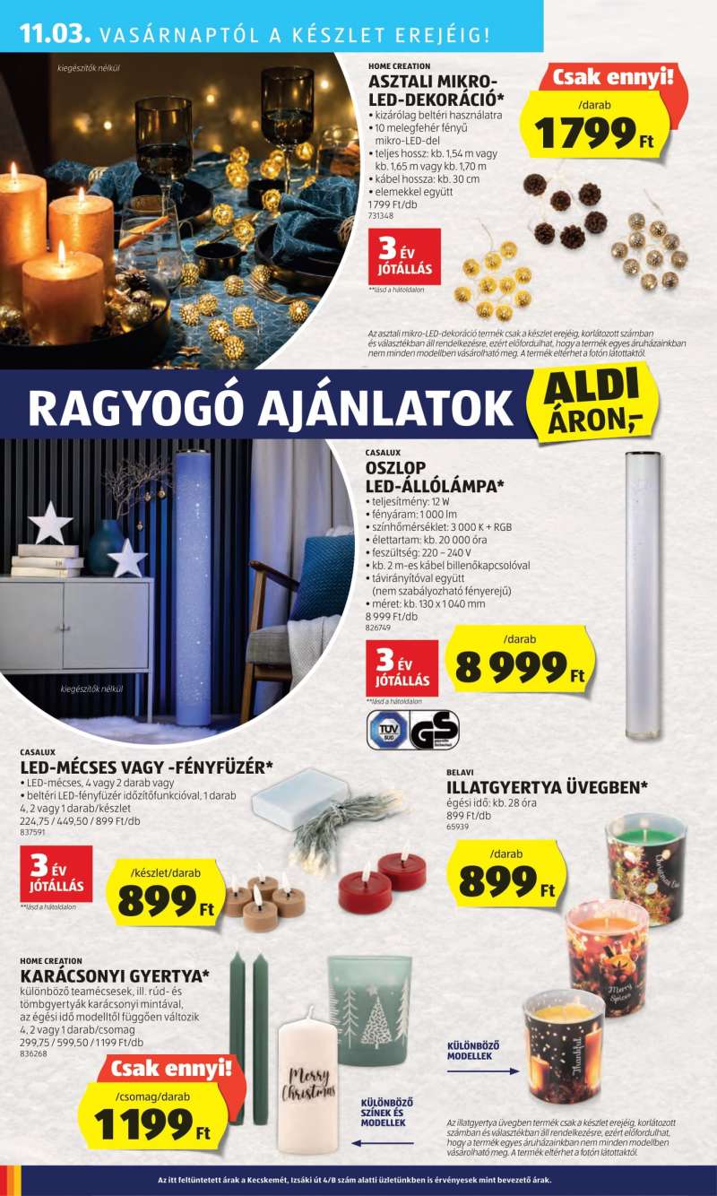 Aldi Akciós újság Aldi 44 oldal